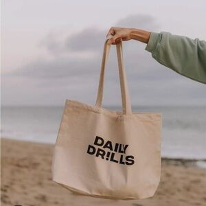 DAILY DRILLS CANVAS TOTE